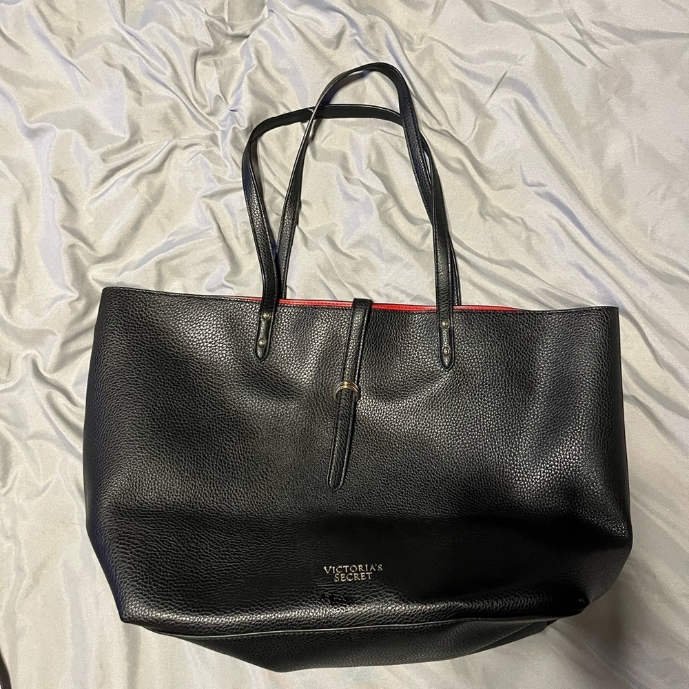 Black Victoria’s Secret tote bag